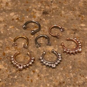 Stainless Steel Septum Piercing Rings
